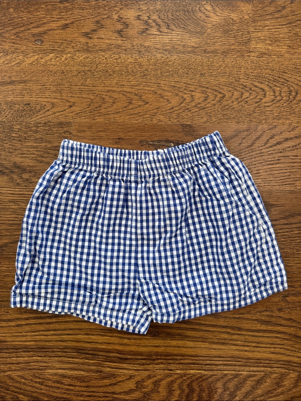 Cecil And Lou Blue Gingham Boys Shorts